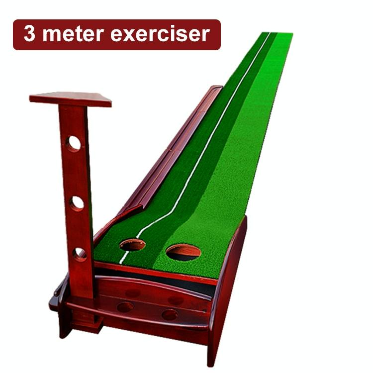 3M Golf Solid Wood Putter Trainer Practice Set Training Mat-1915197078934523905
