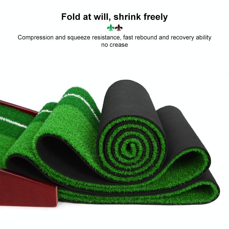 3M Golf Solid Wood Putter Trainer Practice Set Training Mat-1915197078934523910