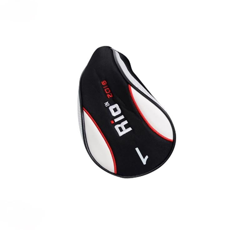 Black Red Wood Golf Head Cover Pusher Set - Wood Rod-1915198027207938049