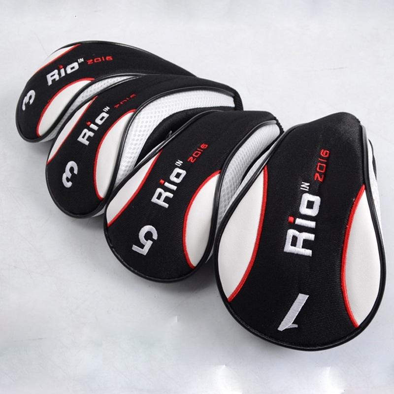 Black Red Wood Golf Head Cover Pusher Set - Wood Rod-1915198027207938049