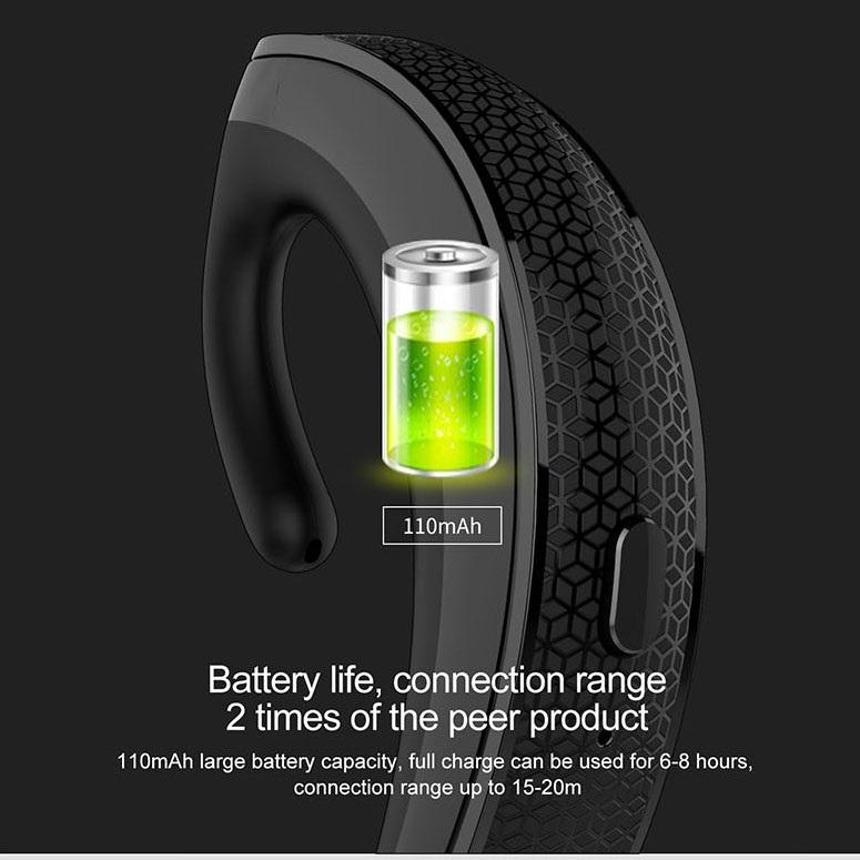 Wireless Bluetooth Earphone - Business Style Ear-Hanging-1915197686865334274
