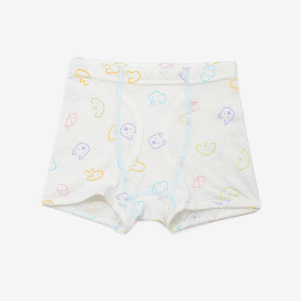 Angel Dept Organic Cotton Kids Underwear Zoo (Boy) 90-1910112418135150592