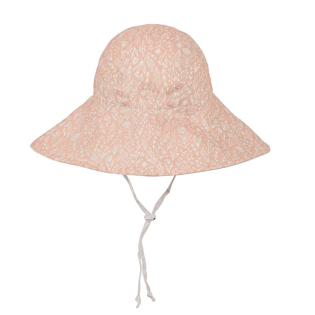 Bedhead Girls Wide- Brimmed Sun Bonnet Hat- Freya/Flax S-1954803156466667520