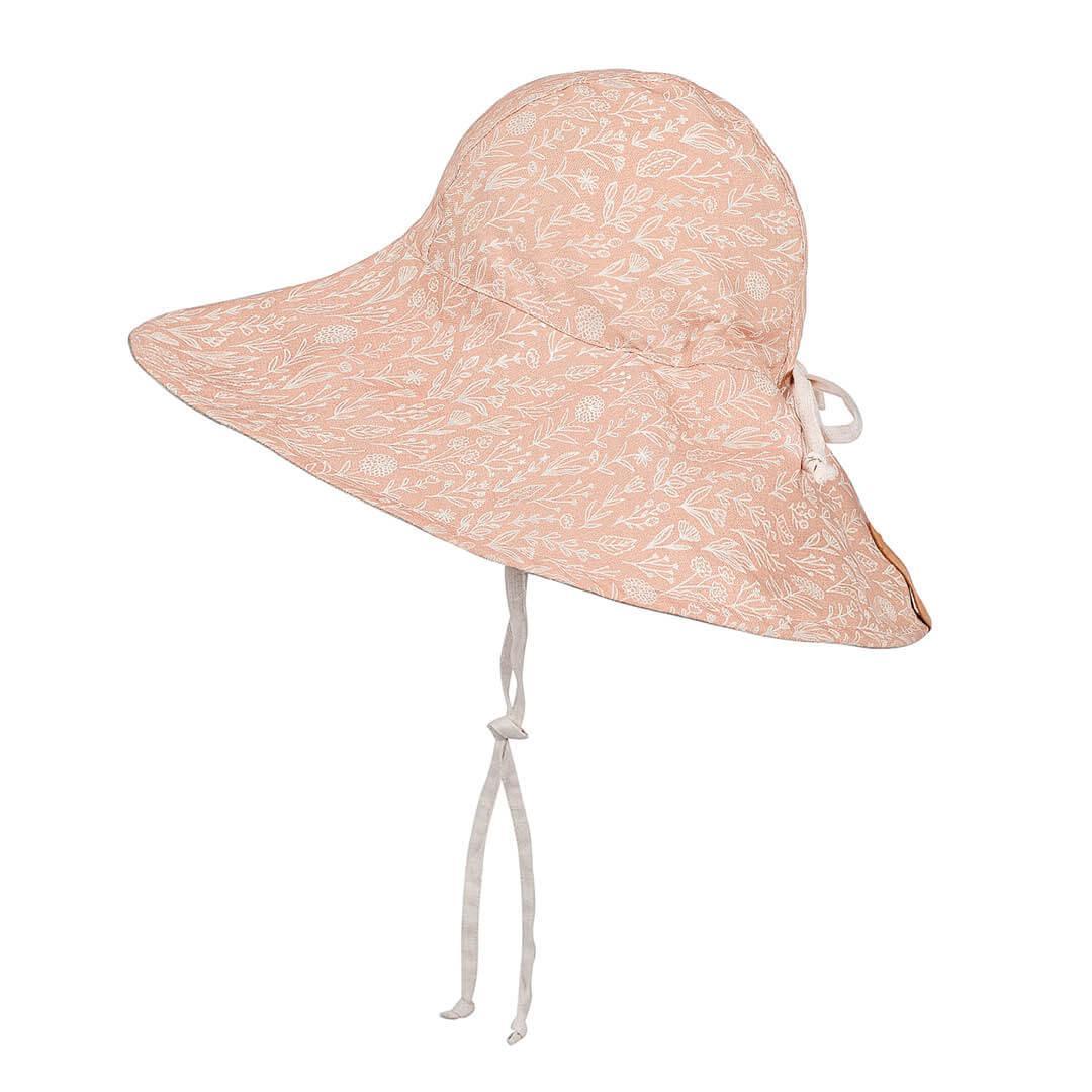 Bedhead Girls Wide- Brimmed Sun Bonnet Hat- Freya/Flax S-1954803156466667522