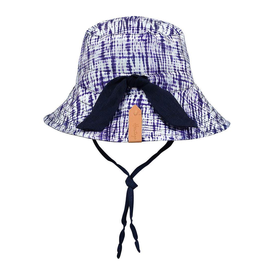 Bedhead Heritage Reversible Explorer Hat- Shibori/Indigo L-1954803158450573313