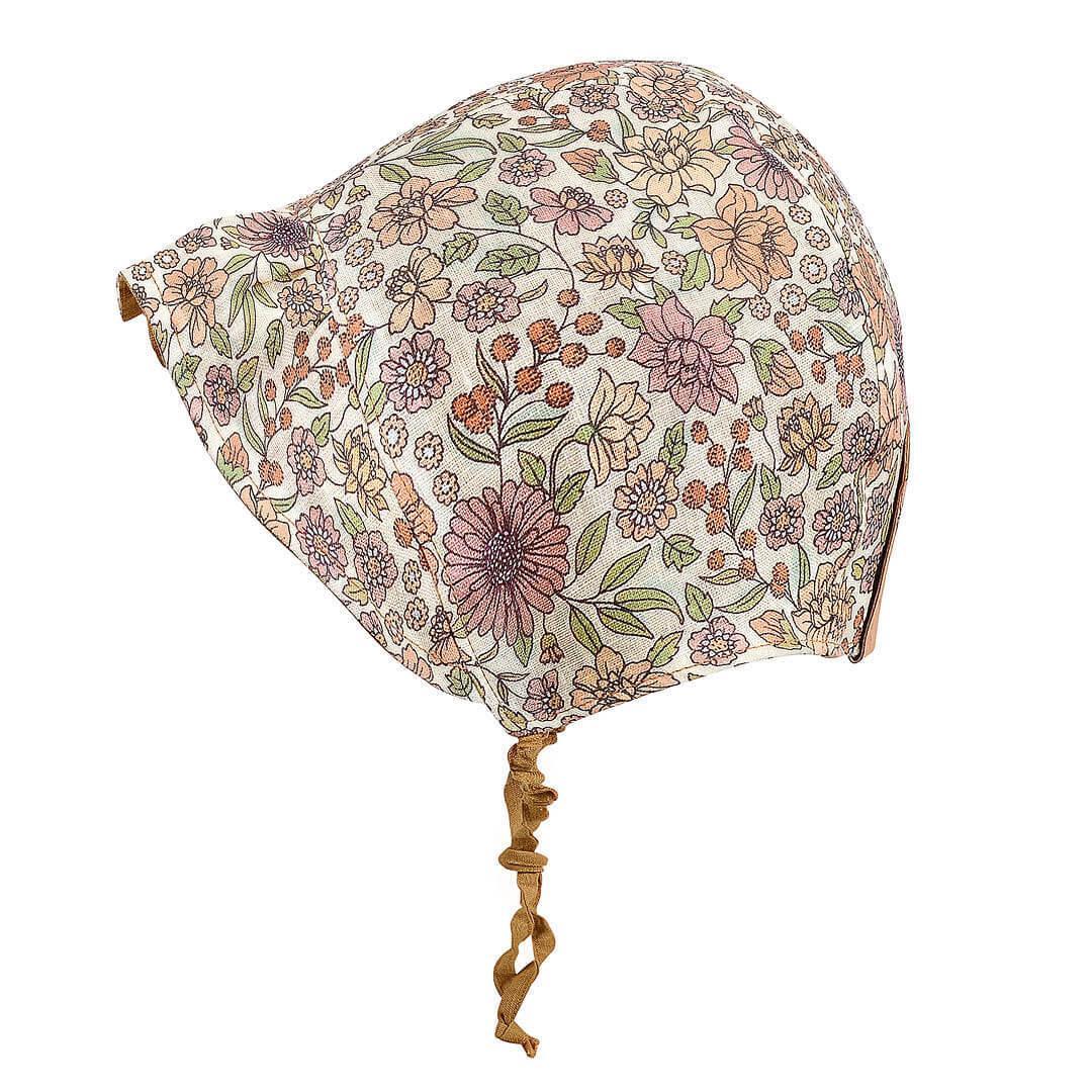 Bedhead Heritage Reversible Ruffle Bonnet Hat-Matilda/Maize M-1910112122742902784