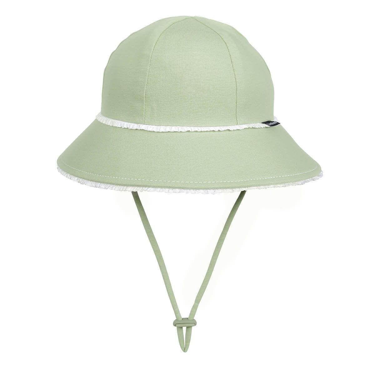 Bedhead Ponytail Bucket Hat - Khaki Ruffle L-1954803155757830144