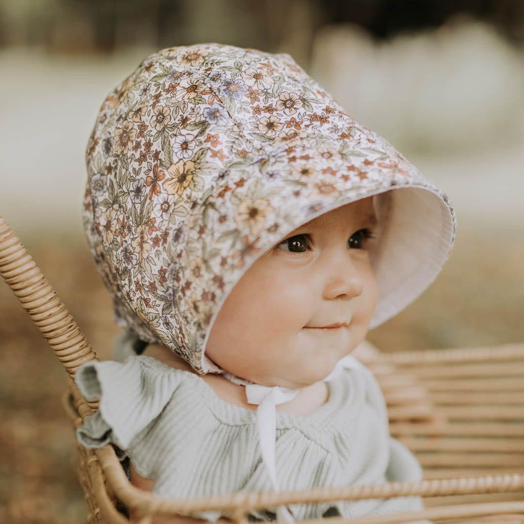 Bedhead Reversible Bonnet Hat- Winnie/Blanc M-1910112125796356101