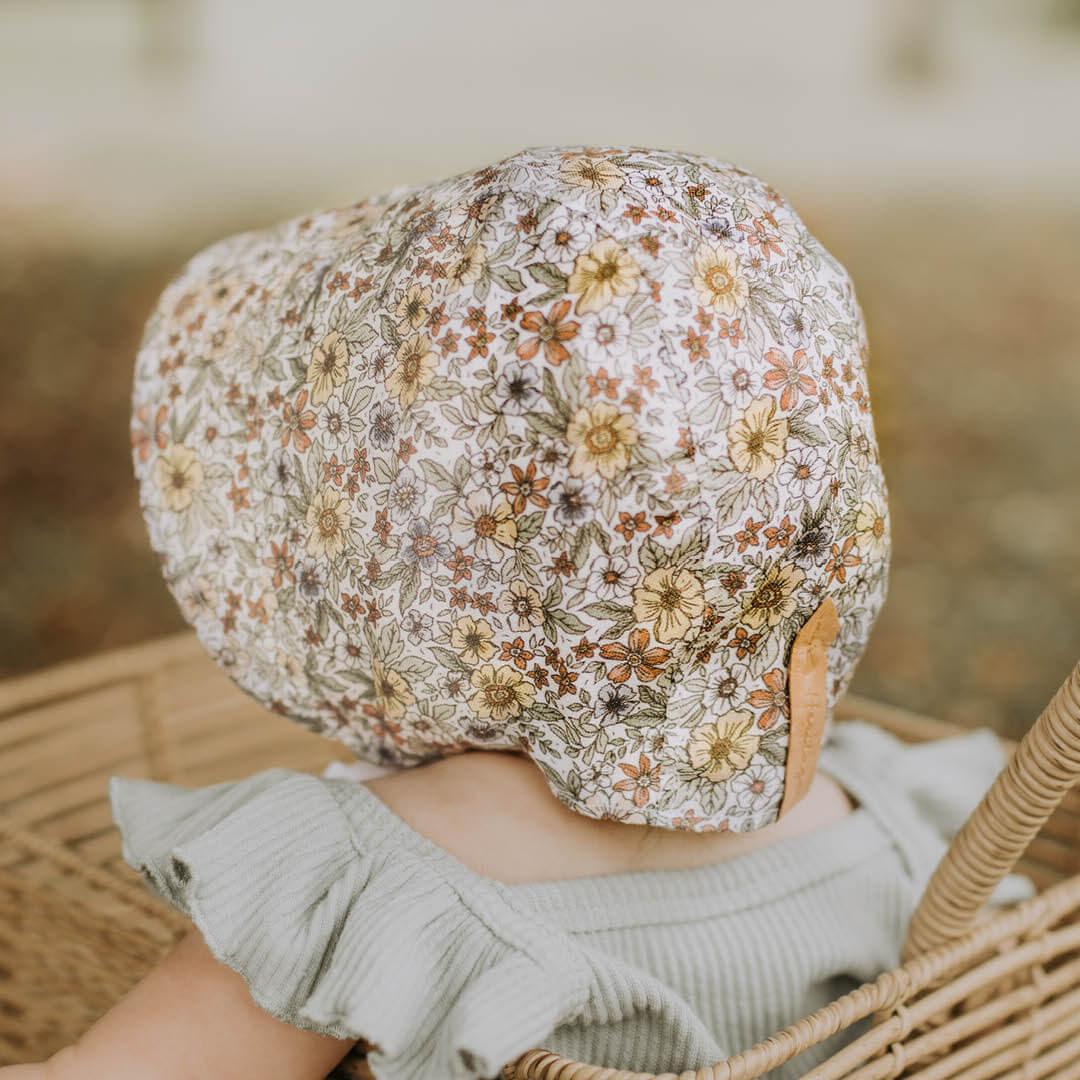 Bedhead Reversible Bonnet Hat- Winnie/Blanc M-1910112125796356102