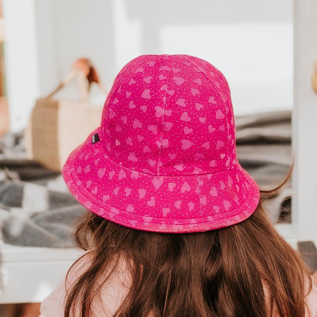 Bedhead Toddler Bucket Hat - Hearts S-1954803162963644418