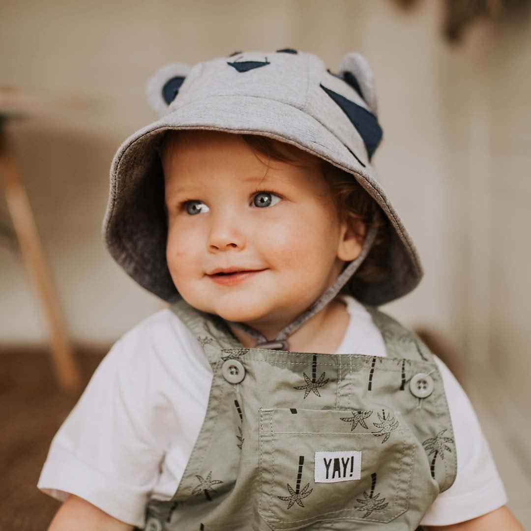 Bedhead Toddler Bucket Hat - Tiger Grey Marle S-1910112128333910019