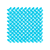 Anyhouz Splicing Mat Blue 25x25cm 20Pcs DIY Non Slip Bathroom Mat Mesh Drainage Massage Floor Carpet