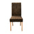 Anyhouz Chair Cover Coffee Velvet Plush Stretch Chair Slipcover Elastic Spandex Chair Cover for Dining Room Kitchen Wedding Banquet Hotel