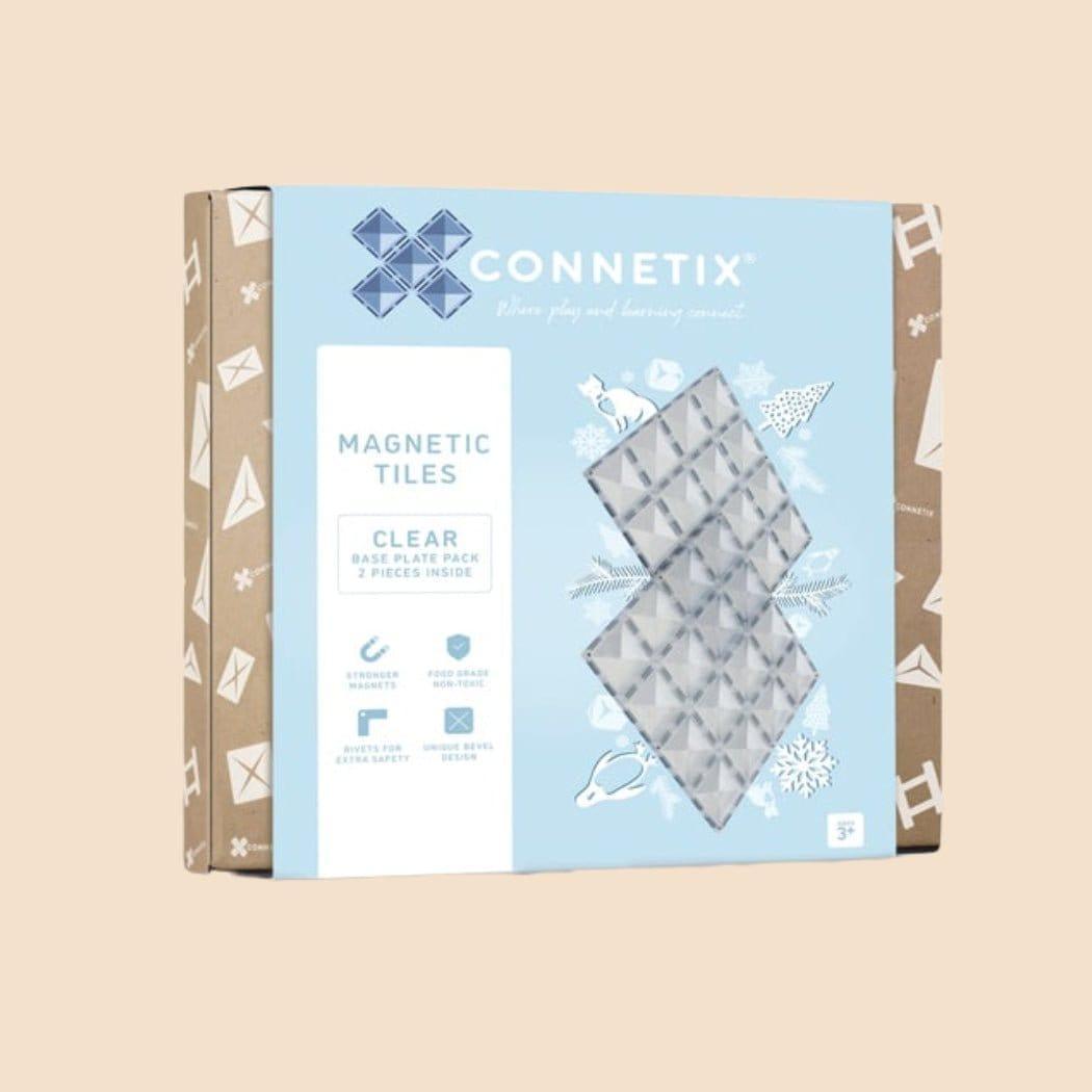 Connetix Tiles 2 Piece Base Plate Lemon - Peach-1937319777127239689