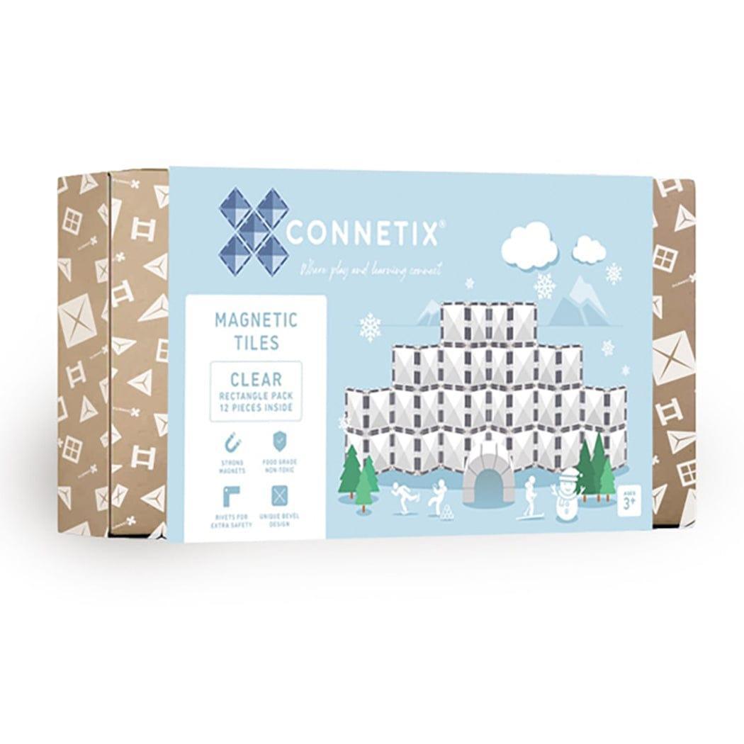 Connetix Tiles Clear Rectangle Pack 12 pc-1910112387080523776