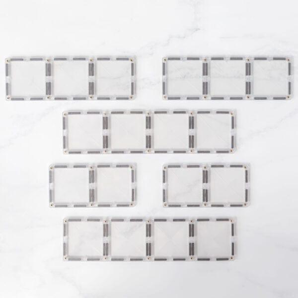 Connetix Tiles Clear Rectangle Pack 12 pc-1910112387080523781