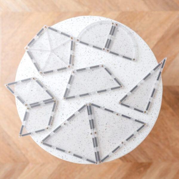 Connetix Tiles Clear Shape Expansion Pack 24 pc-1910112387256684546