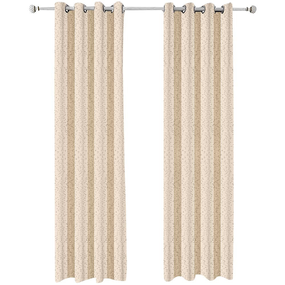 Anyhouz 100cm Curtains Beige Modern Luxury Retro Style Texture for Living Room Bedroom Dining Fashion Decor