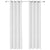 Anyhouz 200cm Curtains White Modern Luxury Retro Style Texture for Living Room Bedroom Dining Fashion Decor
