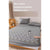 Anyhouz Mattress Cover Gray Double Size Waterproof Quilted Fitted Bed Sheet