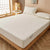 Anyhouz Mattress Cover Beige Double Size Pure Cotton Soft Quilted Bed Sheet Anti-bacterial Protector Cover
