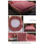 Anyhouz Mattress Cover Bean Red 120x200cm Crystal Velvet Thicken Quilted Warm Soft Plush Bed Sheet