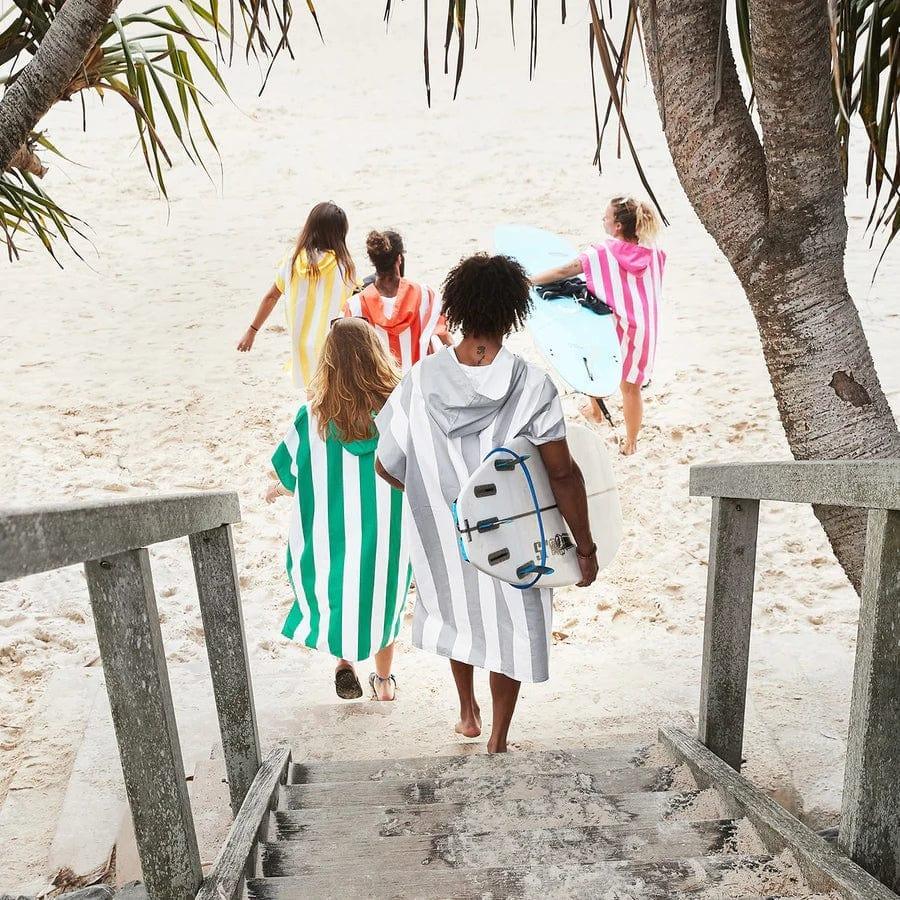 Dock & Bay Adult Poncho Hooded Towel | Cabana Collection | Bondi Blue S-1954802357166542851