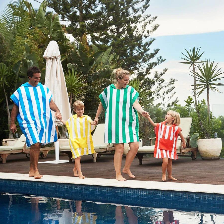 Dock & Bay Adult Poncho Hooded Towel | Cabana Collection | Bondi Blue L-1954802356742918148