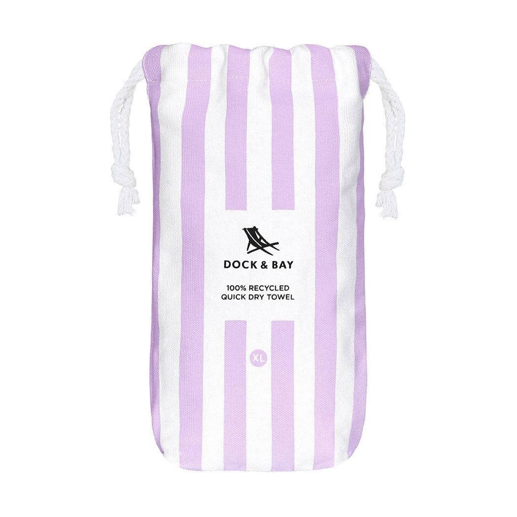 Dock & Bay Beach Towel Cabana Collection XL | Quick Dry | Lombok Lilac-1910112358638948353