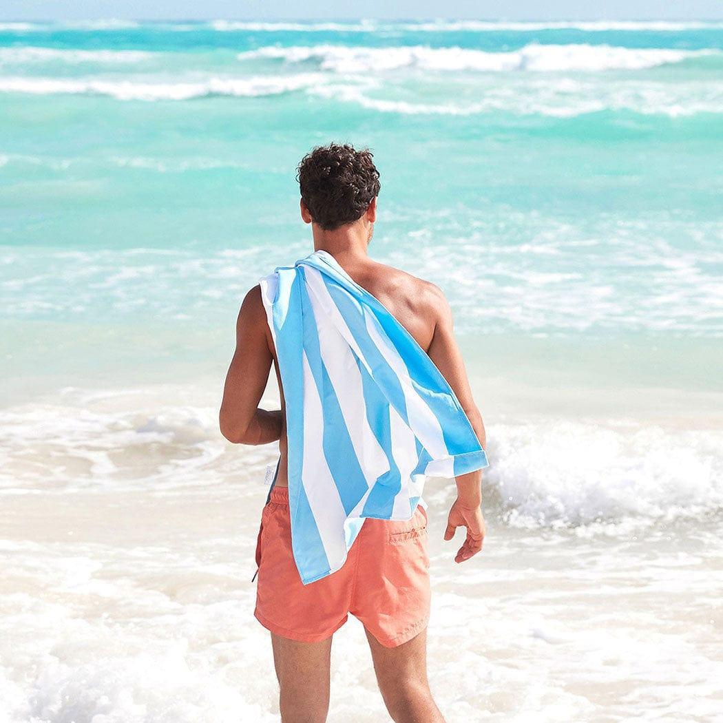 Dock & Bay Beach Towel Cabana Collection XL | Quick Dry | Tulum Blue-1910112358181769217