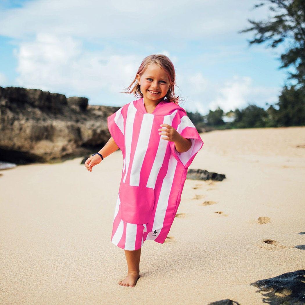 Dock & Bay KIDS Poncho Hooded Towel -Mini Cabana Collection-Phi Phi Pink S (4-7yrs)-1954802358944927744