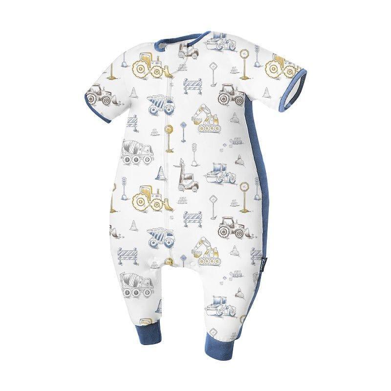 Domiamia Bamboo Short Sleeve Sleep Sack with Feet - 0.6 Tog-1954803092172181507