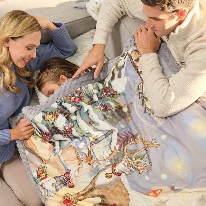 Domimia Thick Padded Minky Dot Cotton Kids Blanket 2.5tog-Limited Edition-1954803091991826433