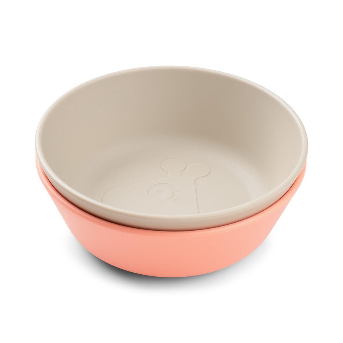 Done by Deer Kiddish Raffi Bowl 2 Pack-Sand &amp; Coral-1910112382844276736
