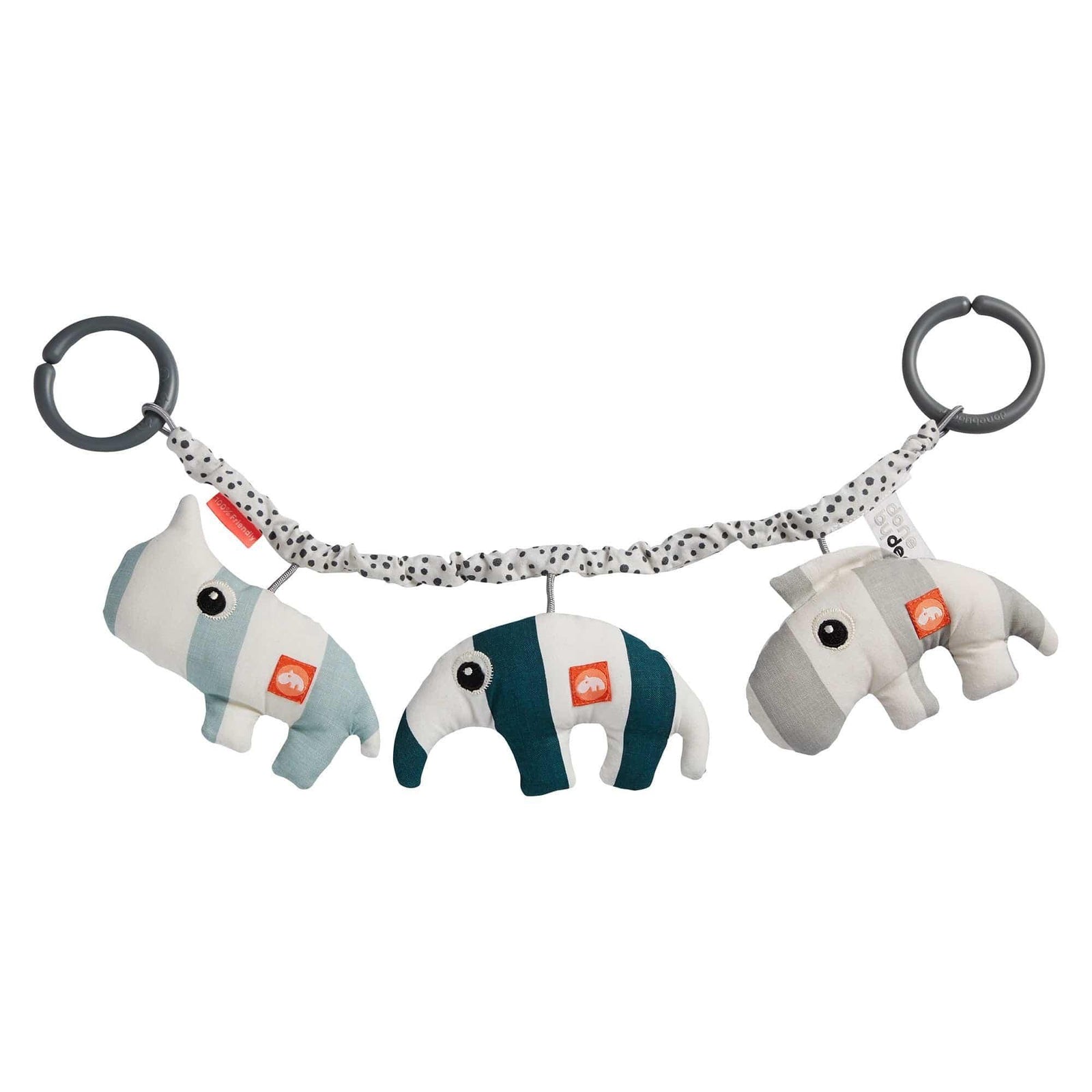 Done by Deer Pram Toy Deer Friends- Blue-1954803113751875585