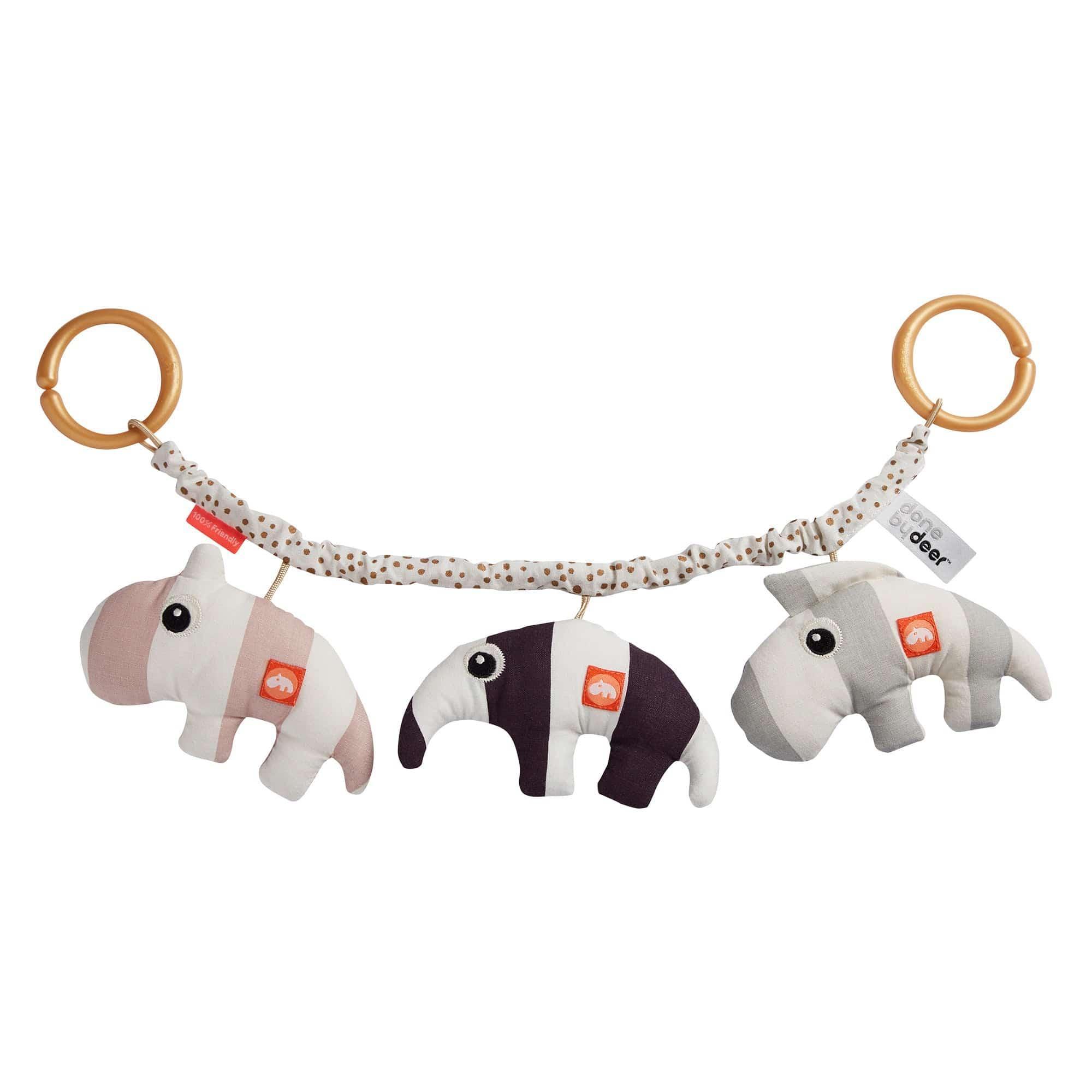 Done by Deer Pram Toy Deer Friends- Powder Pink-1910112383716691968
