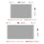 Anyhouz Gray Throw Blanket Faux Cashmere Sofa Cover Vertical Bar Diamond Knit Plaid Tassels Blanket for Spring Summer 150*230cm