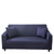 Anyhouz 4 Seater Sofa Cover Plain Navy Blue Style and Protection For Living Room Sofa Chair Elastic Stretchable Slipcover