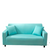 Anyhouz 4 Seater Sofa Cover Plain Blue Style and Protection For Living Room Sofa Chair Elastic Stretchable Slipcover
