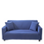 Anyhouz 4 Seater Sofa Cover Plain Royal Blue Style and Protection For Living Room Sofa Chair Elastic Stretchable Slipcover