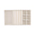 Anyhouz Jewelry Storage Beige Design F Display Tray Drawer Storage Jewellery Holder For Ring Earrings Necklace Bracelet
