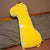 Anyhouz Side Sleeping Body Pillow Yellow Giraffe Lovely Cartoon Animal Soft Cozy Throw Long Pillows 100cm