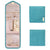 Anyhouz Jewelry Storage Foldable Case Blue XS Portable for Journey Earrings Rings Diamond s Brooches Storage Bag