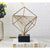 Anyhouz 31cm Rubik Cube Tabletop Home Decor Modern Art Living Room Display House Decorative Crafts Metal Ornaments with Marble Base