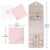 Anyhouz Jewelry Storage Foldable Case Blue Small Portable for Journey Earrings Rings Diamond s Brooches Storage Bag