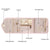 Anyhouz Jewelry Storage Foldable Case Pink XS Portable for Journey Earrings Rings Diamond s Brooches Storage Bag