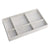 Anyhouz Jewelry Storage Grey Design D Display Tray Drawer Storage Jewellery Holder For Ring Earrings Necklace Bracelet