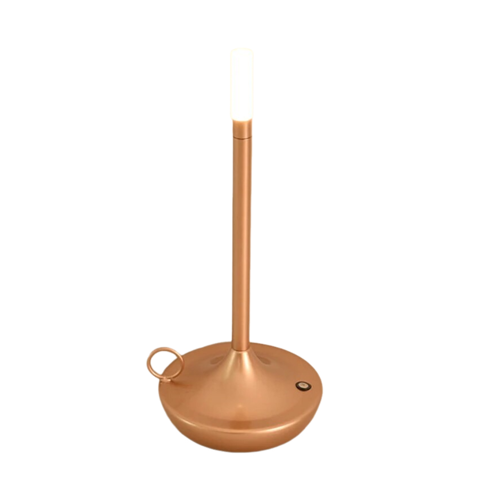 Anyhouz Hotel Lightning Lamp Gold Led Bar Table lamp USB Rechargeable Office Restaurant Study Reading Desk Light