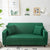 Anyhouz 2 Seater Sofa Cover Plain Green Style and Protection For Living Room Sofa Chair Elastic Stretchable Slipcover