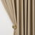 Anyhouz 500cm Light Pawn High Quality Modern Wool Velvet Blackout Curtains for Living Room Bedroom Dining Luxury Window Drape